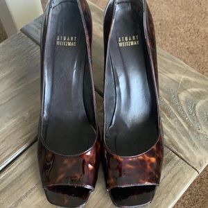 Stuart Weitzman 9.5 Peep Toe Women’s Shoes